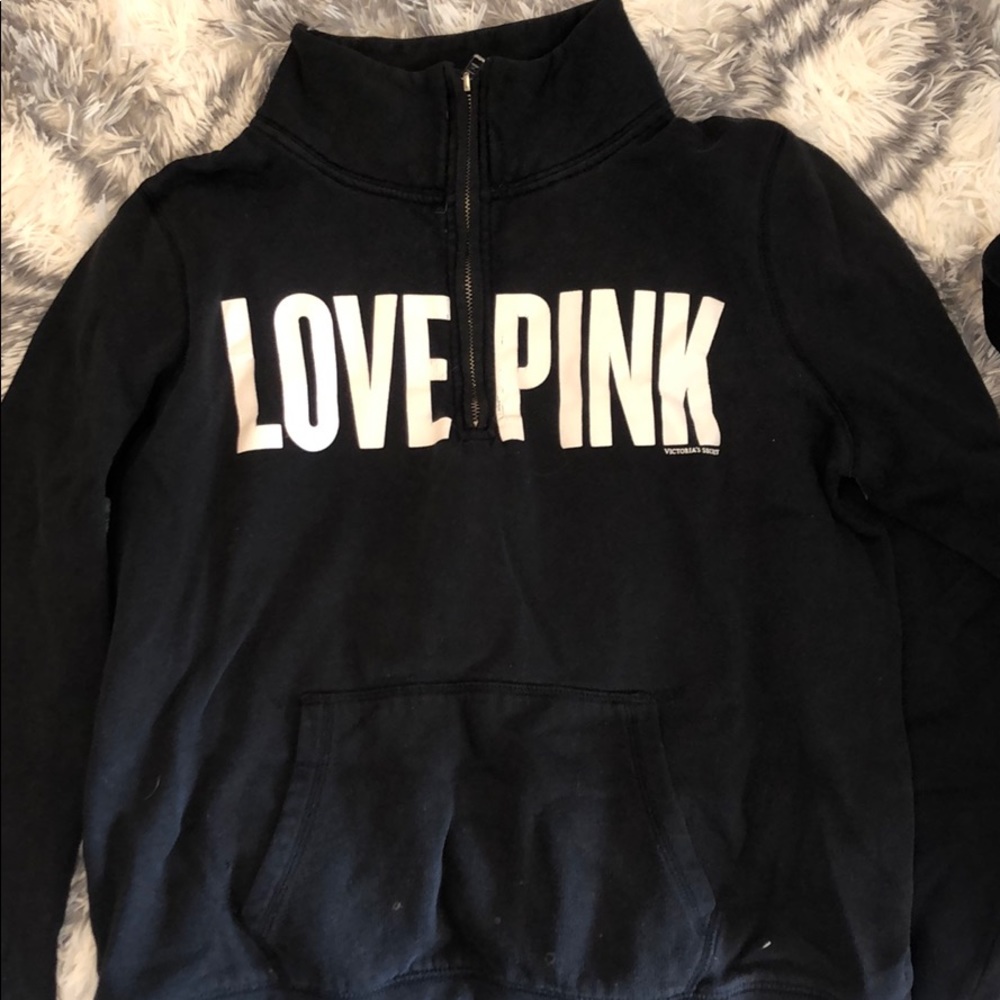 Pink Half zip jacket